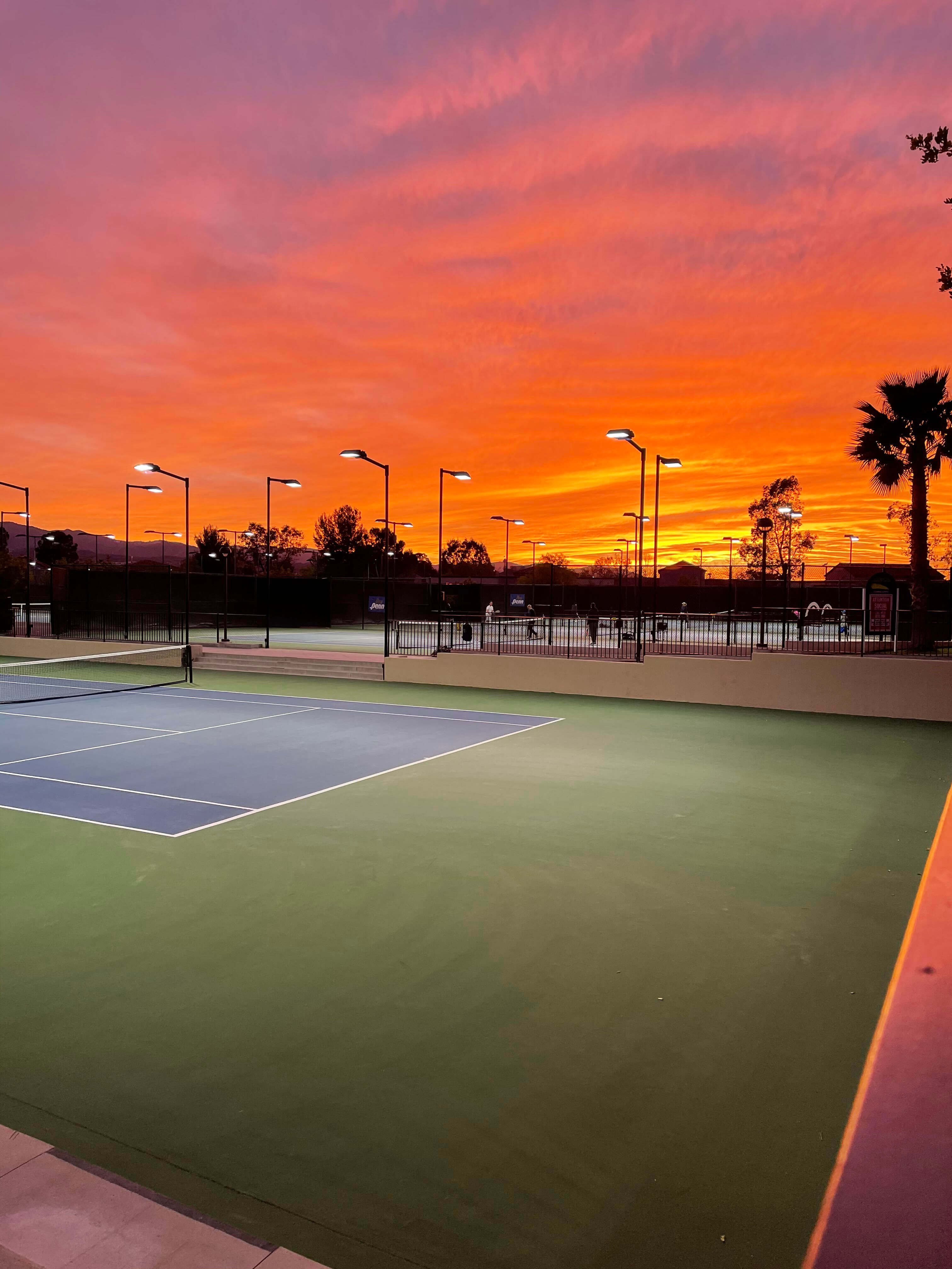 What is etiquette on the tennis courts?